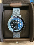 Breitling Superocean Heritage '57 Black Dial Silver Mesh Bracelet Watch for Men - A10370121B1A1 Authentic Buy Shop Now
