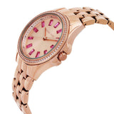 Michael Kors Mini Pilot Quartz Gold Dial Gold Steel Strap Watch For Women - MK7367 Authentic Buy Shop Now
