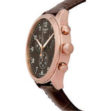 Tissot Chrono XL Black Dial Brown Leather Strap Watch For Men - T116.617.36.057.01 Authentic Buy Shop Now