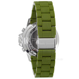 Michael Kors Everest Chronograph Black Dial Green Silicone Strap Watch For Men - MK8981 Authentic Buy Shop Now