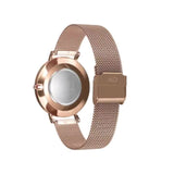 Daniel Wellington Petite Melrose White Dial Rose Gold Mesh Strap Watch For Women - DW00100305 Authentic Buy Shop Now