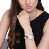 Michael Kors Parker Pink Dial Two Tone Steel Strap Watch for Women - MK6110 Authentic Buy Shop Now