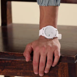 Lacoste 12.12 Chronograph White Dial White Silicon Strap Watch for Men - 2010974 Authentic Buy Shop Now