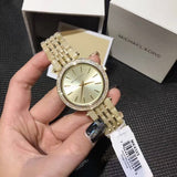 Michael Kors Darci Gold Dial Gold Steel Strap Watch for Women - MK4325 Authentic Buy Shop Now