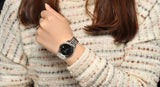 Tissot T Trend Couturier Lady Black Dial Silver Steel Strap Watch For Women - T035.210.11.051.00 Authentic Buy Shop Now