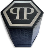 Philipp Plein Hexagon Phantom Black Dial Black Silicone Strap Watch For Men- PWPUA0424 Authentic Buy Shop Now