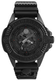 Philipp Plein The Skull Black Dial Black Silicone Strap Watch for Men - PWAAA0721 Authentic Buy Shop Now