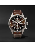 IWC Pilot's Watch Chronograph Edition Brown Dial Brown Leather Strap Watch for Men - IW377713 Authentic Buy Shop Now