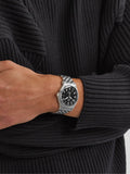IWC Pilot’s Watch Mark XVIII Black Dial Silver Steel Strap Watch for Men - IW327015 Authentic Buy Shop Now
