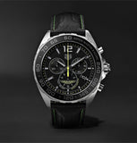 Tag Heuer Formula 1 Aston Martin Black Dial Black Leather Strap Watch for Men - CAZ101P.FC8245 Authentic Buy Shop Now