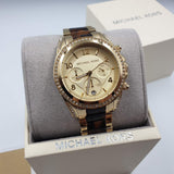 Michael Kors Blair Gold Dial Two Tone Steel Strap Watch for Women - MK6094 Authentic Buy Shop Now