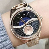 Michael Kors Lauryn Blue Dial Rose Gold Steel Strap Watch for Women - MK3723 Authentic Buy Shop Now