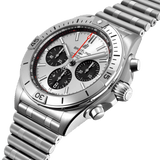 Breitling Chronomat B01 42mm Silver Dial Silver Steel Strap Watch for Men - AB0134101G1A1 Authentic Buy Shop Now