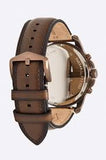 Fossil Grant Chronograph White Dial Brown Leather Strap Watch for Men - FS5344 Authentic Buy Shop Now