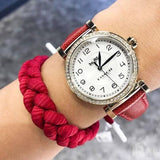 Coach Madison White Dial Red Leather Strap Watch for Women - 14502407 Authentic Buy Shop Now