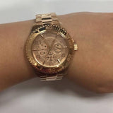 Guess BFF Multifunction Rose Gold Dial Rose Gold Steel Strap Watch for Women - W0231L4 Authentic Buy Shop Now
