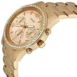 Guess Mini Spectrum Quartz Rose Gold Dial Rose Gold Steel Strap Watch For Women - W0122L3 Authentic Buy Shop Now
