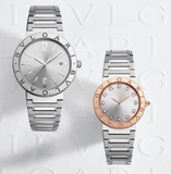 Bvlgari Bvlgari Lady Silver Dial Silver Steel Strap Watch for Women - BVLGARI103575 Authentic Buy Shop Now