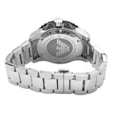 Emporio Armani Bracelet Collection Black Dial Silver Steel Strap Watch For Men - AR5970 Authentic Buy Shop Now