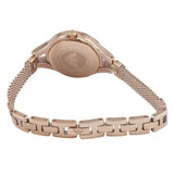 Emporio Armani Chiara Analog White Dial Rose Gold Steel Strap Watch For Women - AR7329 Authentic Buy Shop Now