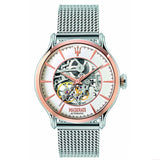 Maserati Epoca Automatic White Dial Silver Mesh Bracelet Watch For Men - R8823118001 Authentic Buy Shop Now