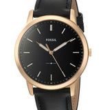 Fossil The Minimalist Black Dial Black Leather Strap Watch for Men - FS5376 Authentic Buy Shop Now