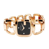 Gucci G Ladies Diamonds Black Dial Rose Gold Steel Strap Watch For Women - YA125512 Authentic Buy Shop Now