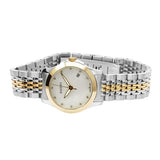 Gucci G Timeless Diamonds Mother of Pearl Dial Two Tone Mesh Bracelet Watch for Women - YA126513 Authentic Buy Shop Now