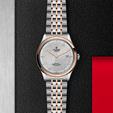 Tudor 1926 Automatic Diamonds Silver Dial Two Tone Steel Strap Watch for Men - M91651-0002 Authentic Buy Shop Now