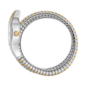 Just Cavalli Vita Analog White Dial Two Tone Steel Strap Watch for Women - JC1L355M0055 Authentic Buy Shop Now