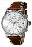 Burberry Utilitarian Chronograph White Dial Brown Leather Strap Watch for Men - BU7817 Authentic Buy Shop Now