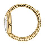 Just Cavalli Serpente Metallica White Dial Gold Steel Strap Watch for Women - JC1L223M0025 Authentic Buy Shop Now