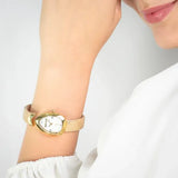 Just Cavalli Diversa Snake Mother of Pearl Dial Brown Leather Strap Watch for Women - JC1L321L0025 Authentic Buy Shop Now