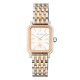Tory Burch Robinson White Dial Two Tone Steel Strap Watch for Women - TBW1509 Authentic Buy Shop Now