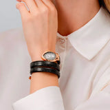 Just Cavalli Classico Lungo Black Dial Black Steel Strap Watch for Women - JC1L248M0085 Authentic Buy Shop Now