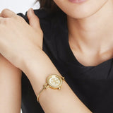 Tory Burch Riva Gold Dial Gold Steel Strap Watch for Women - TBW4029 Authentic Buy Shop Now
