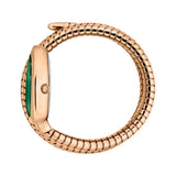 Just Cavalli Cosenza Green Dial Rose Gold Steel Strap Watch for Women - JC1L232M0045 Authentic Buy Shop Now
