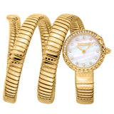 Just Cavalli Enchanting Mother of Pearl Dial Gold Steel Strap Watch for Women - JC1L302M0025 Authentic Buy Shop Now
