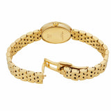 Tory Burch Oval White Dial Gold Steel Strap Watch for Women - TBW6032 Authentic Buy Shop Now