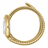 Just Cavalli Serpente Metallica White Dial Gold Steel Strap Watch for Women - JC1L224M0035 Authentic Buy Shop Now