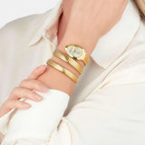 Just Cavalli Cosenza Silver Dial Gold Steel Strap Watch for Women - JC1L232M0025 Authentic Buy Shop Now