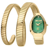 Just Cavalli Glam Evo 4 Green Dial Gold Steel Strap Watch for Women - JC1L209M0045 Authentic Buy Shop Now