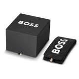 Hugo Boss Hero 2.0 Chronograph Black Dial Black Steel Strap Watch for Men - 1514271 Authentic Buy Shop Now