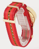 Tory Burch The Tory Chronograph White Dial Tri Tone NATO Strap Watch for Women - TBW1036 Authentic Buy Shop Now