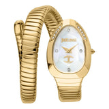 Just Cavalli Glam Evo 4 Mother of Pearl Dial Gold Steel Strap Watch for Women - JC1L229M0025 Authentic Buy Shop Now