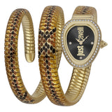 Just Cavalli Doppio Black Dial Multicolor Steel Strap Watch for Women - JC1L163M0065 Authentic Buy Shop Now