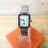 Tory Burch Robinson White Dial Silver Steel Strap Watch for Women - TBW1510 Authentic Buy Shop Now