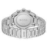 Hugo Boss Grand Prix Chronograph Blue Dial Silver Steel Strap Watch for Men - 1514226 Authentic Buy Shop Now