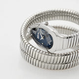 Just Cavalli Serpente Metallica Blue Dial Silver Steel Strap Watch for Women - JC1L224M0025 Authentic Buy Shop Now