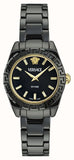 Versace DV One Mini Black Dial Black Steel Strap Watch for Women - VE9F00124 Authentic Buy Shop Now